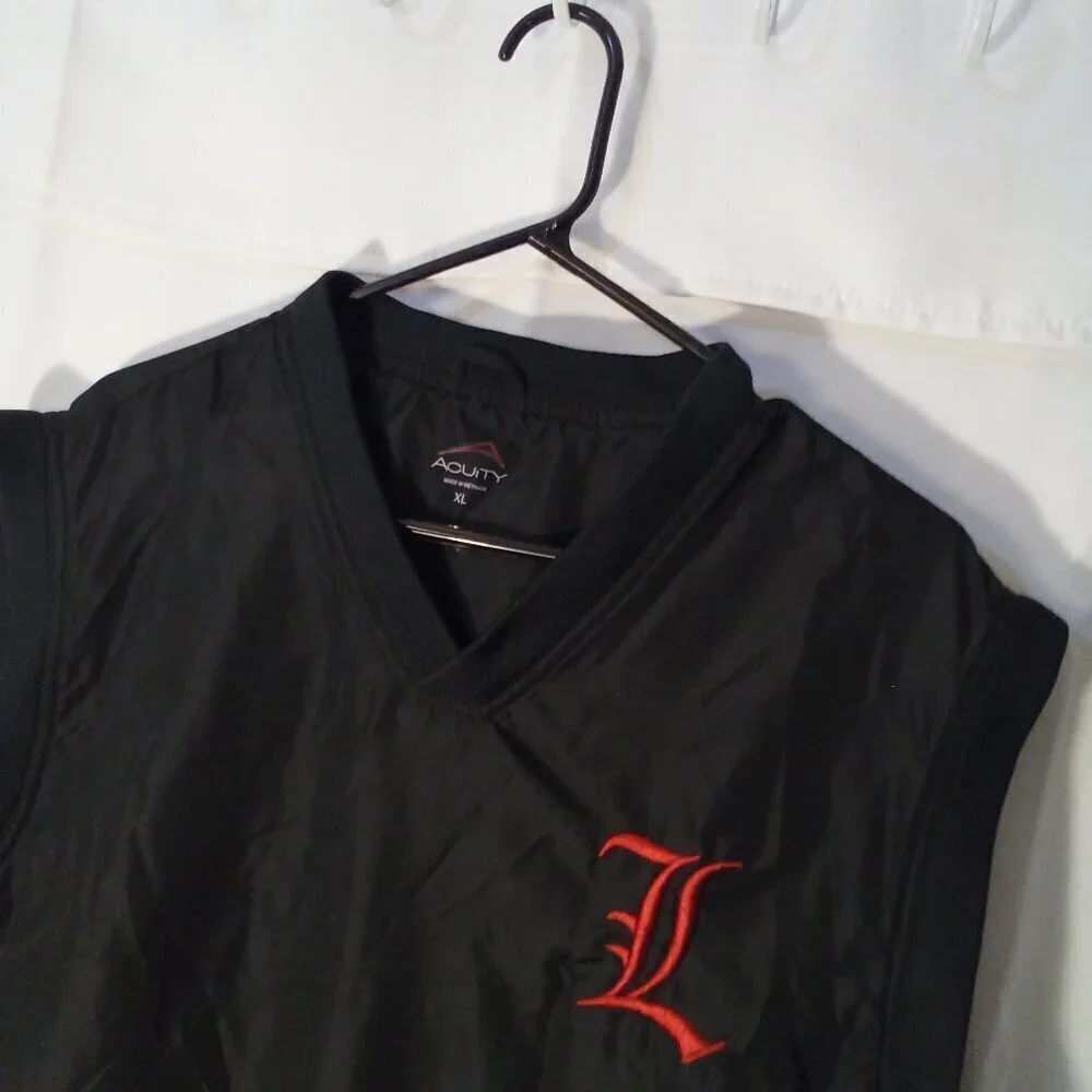 Acuity Pullover Vest Jacket Mens XL Sleeveless Logo Pockets Black